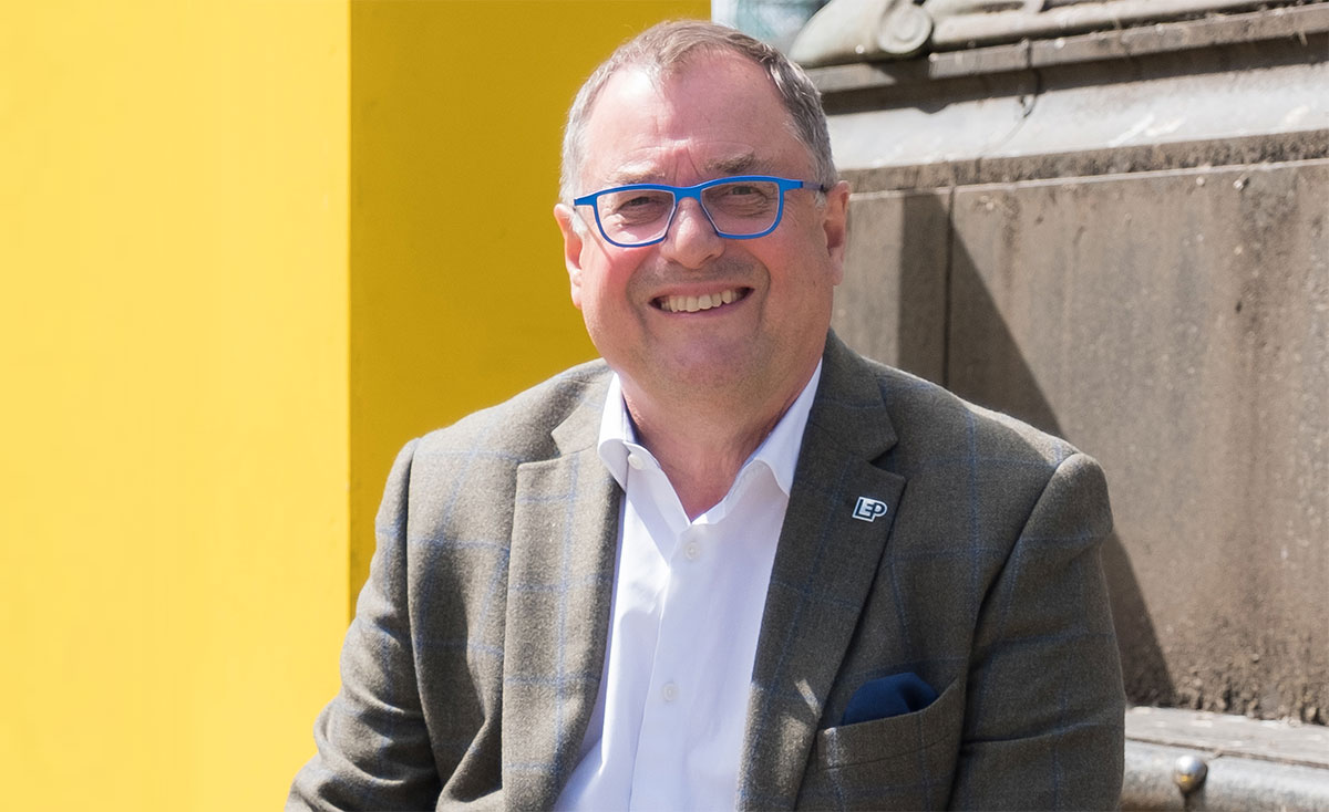 A headshot of Roger Marsh, Chair of the NPIF Strategic Oversight Board