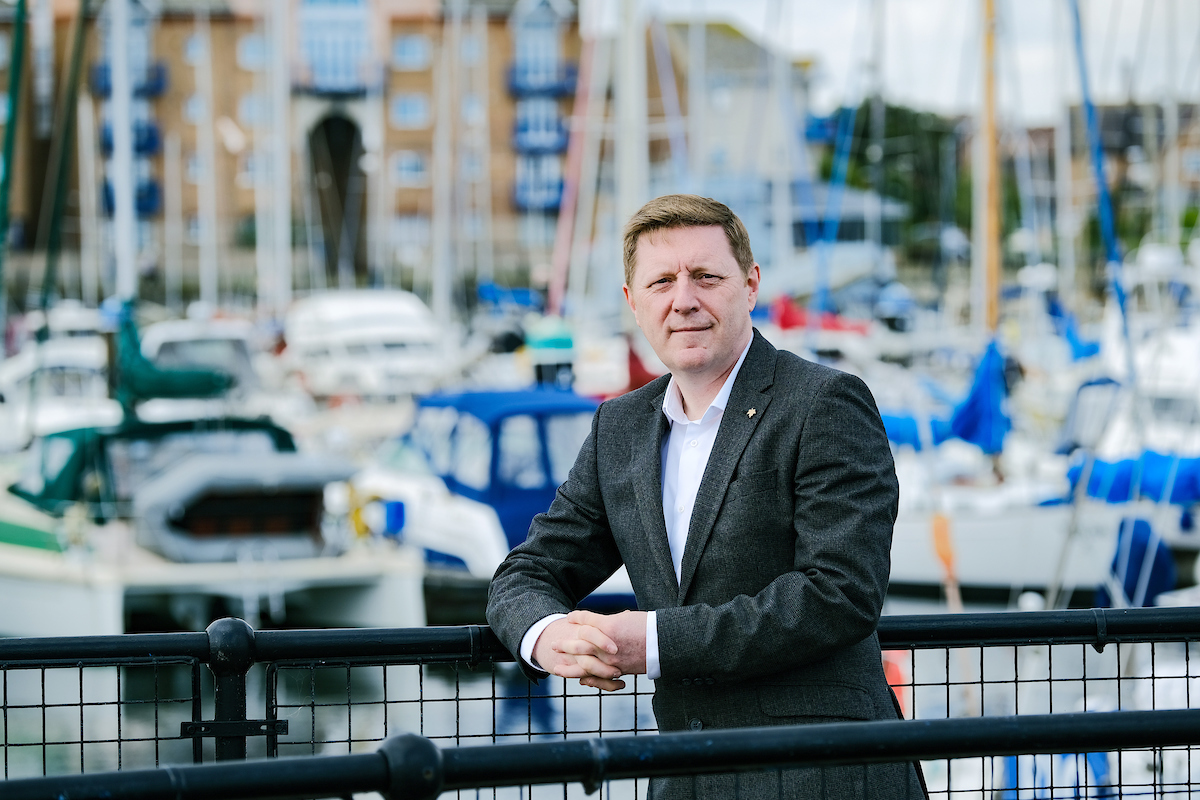 David Jeffery at Hartlepool Marina