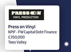 Press On Vinyl £350,000